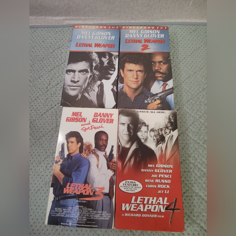 Lethal weapon 1-4 VHS